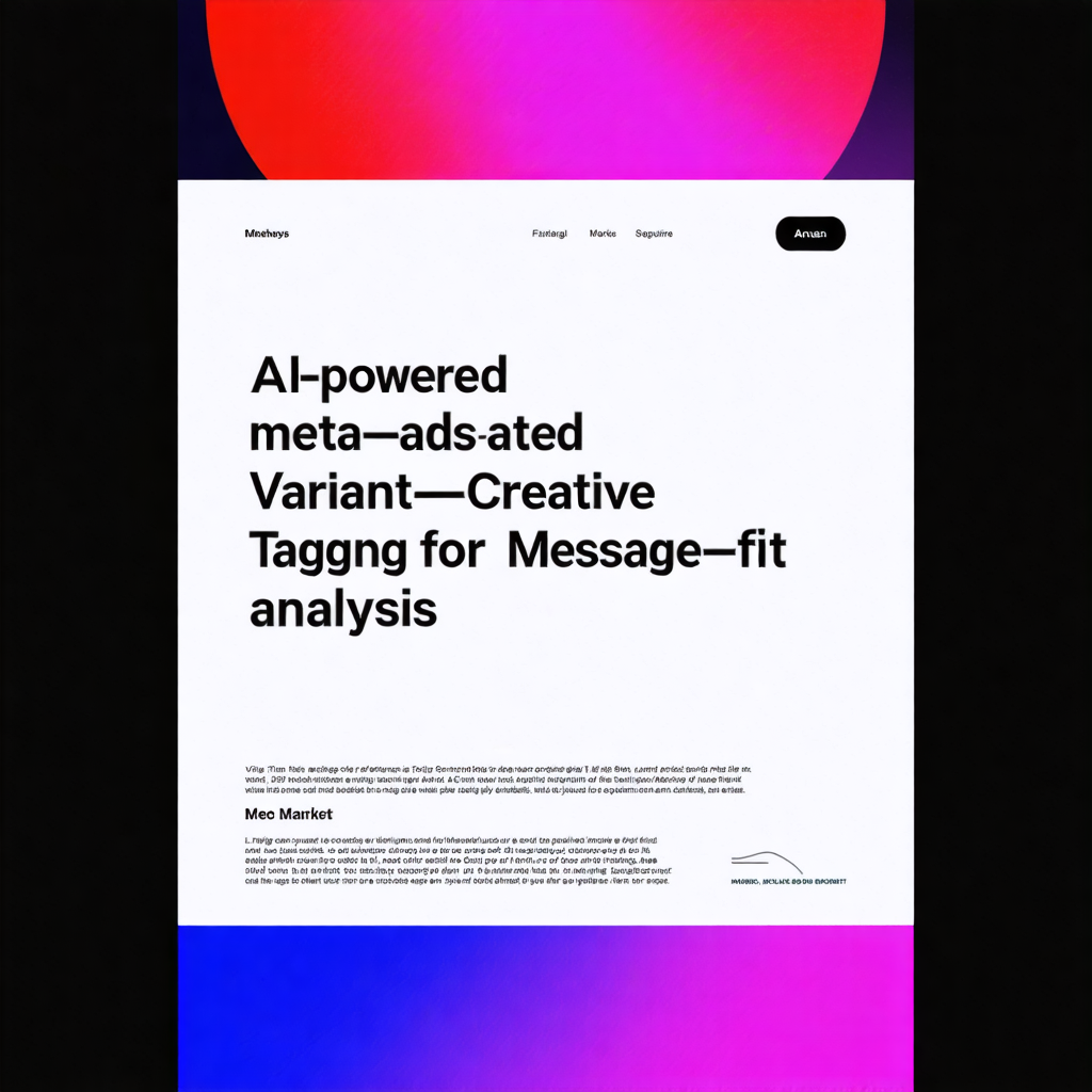 AI-Powered Meta Ads for Better Message-Market Fit